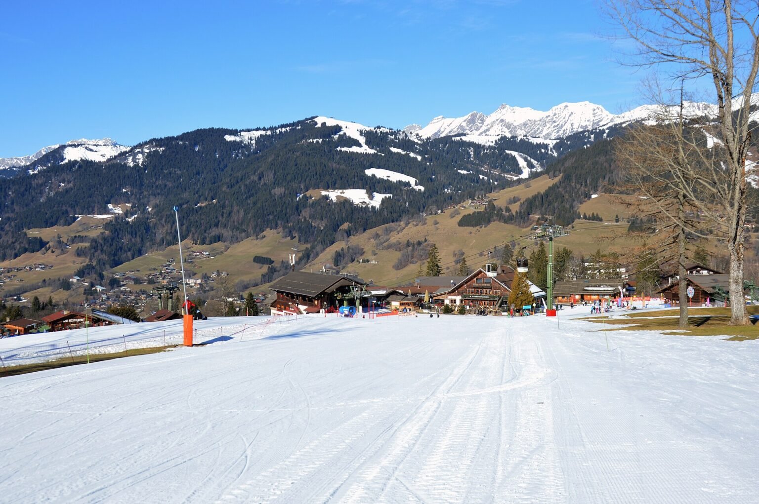 Front de neige du Mont d'Arbois à Megève